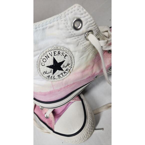 Chuck Taylor All Star Pink HI Top style # 551629C size 9 Uk 7 - Picture 5 of 11
